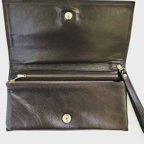 pelle in Pochette marrone Pochette in pnq6tWT6
