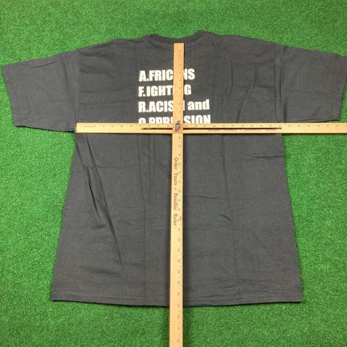 Chemise vintage The Boondocks homme XL noire dessin animé TV promo Deadstock neuve avec étiquette NOS Y2K - Photo 7 sur 10