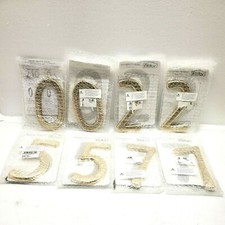House Numbers 6" Gold Metal A'dor Inc Choose while supplies last 0, 2, 5, 7 New