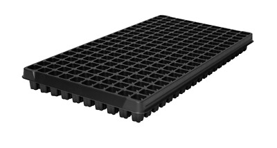 10 Standard Plug Tray 200 Square Cells - Cell Depth 1.75'' by T.O. Plastics