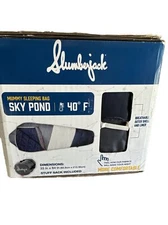 Slumberjack Sky Pond Mummy SLEEPING / Camping BAG, 40F degrees 33" x 84", New