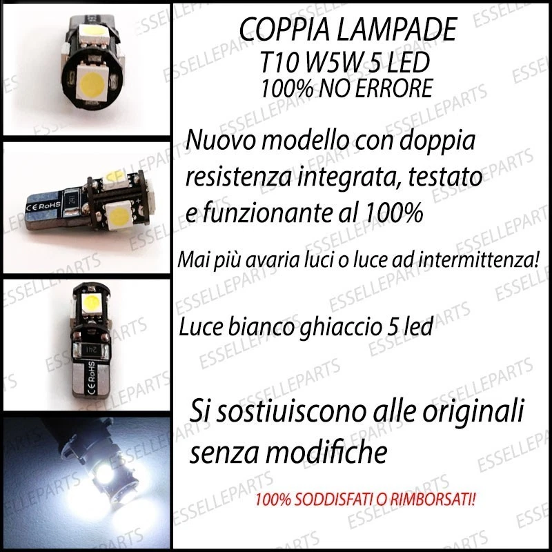 KIT LED VW SCIROCCO RESTYLING ANABBAGLIANTI + ABBAGLIANTI + LUCI DI POSIZIONE - Immagine 4 di 4