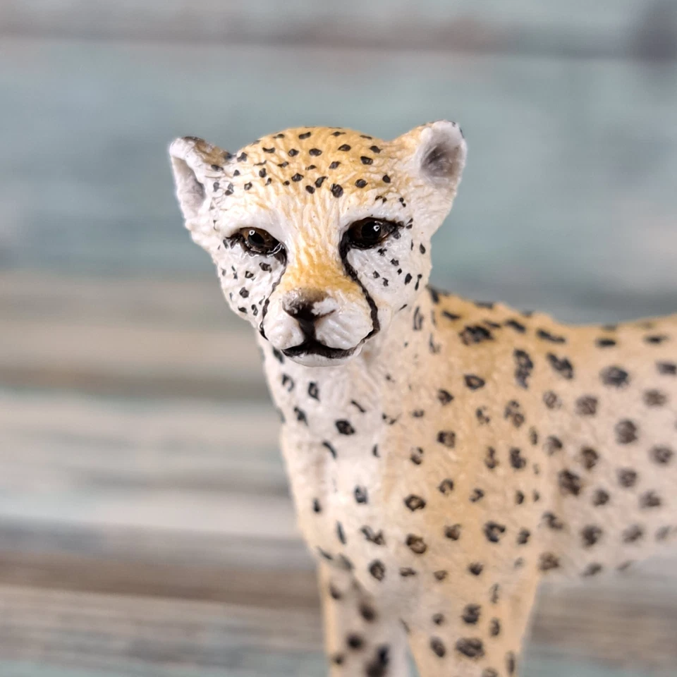 Brinquedo animal Schleich vida selvagem chita adulto 2009 - Imagem 4 de 4