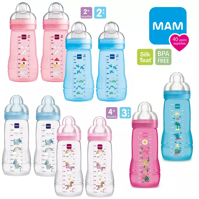 MAM - Bouteille en plastique Biberon Easy Active…