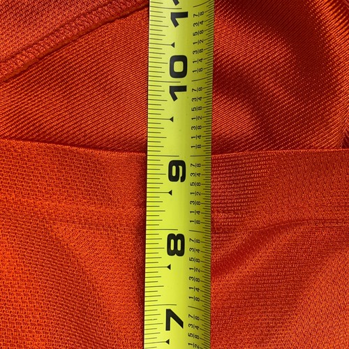 "Pantalones cortos vintage Nike Team Syracuse de punto naranja para hombre talla grande 9" - Imagen 9 de 9