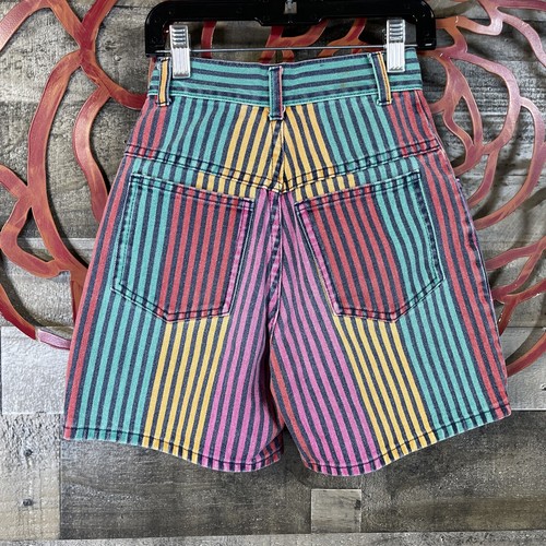 Vintage Stone Gear Kids Girls Clothes SZ 8 Denim Jean Retro Shorts Made in USA - Picture 7 of 16