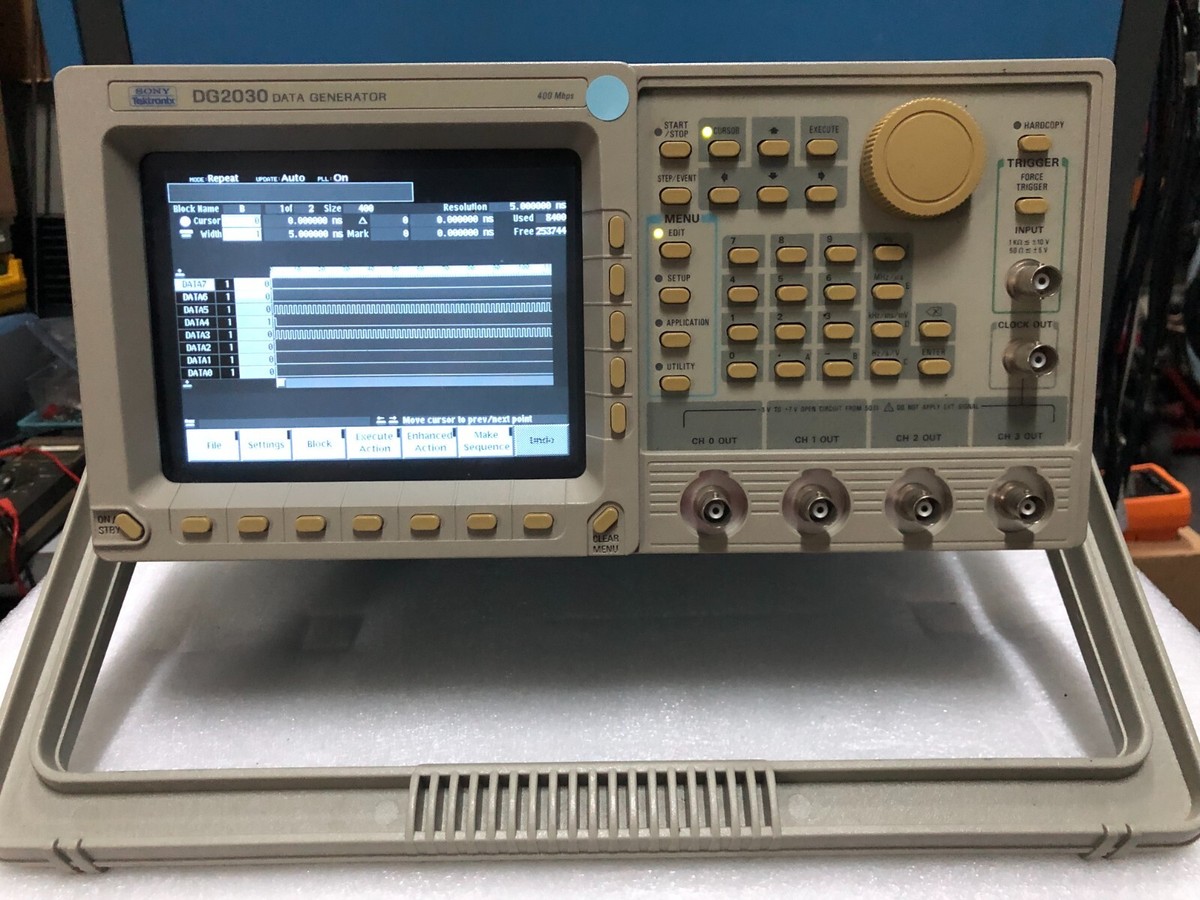 Sony Tektronix DG2030 Data Pattern Generator, 400 Mbps, 4/8 Sony Tektronix DG2030 Data Pattern Generator, 400 Mbps, 4/8