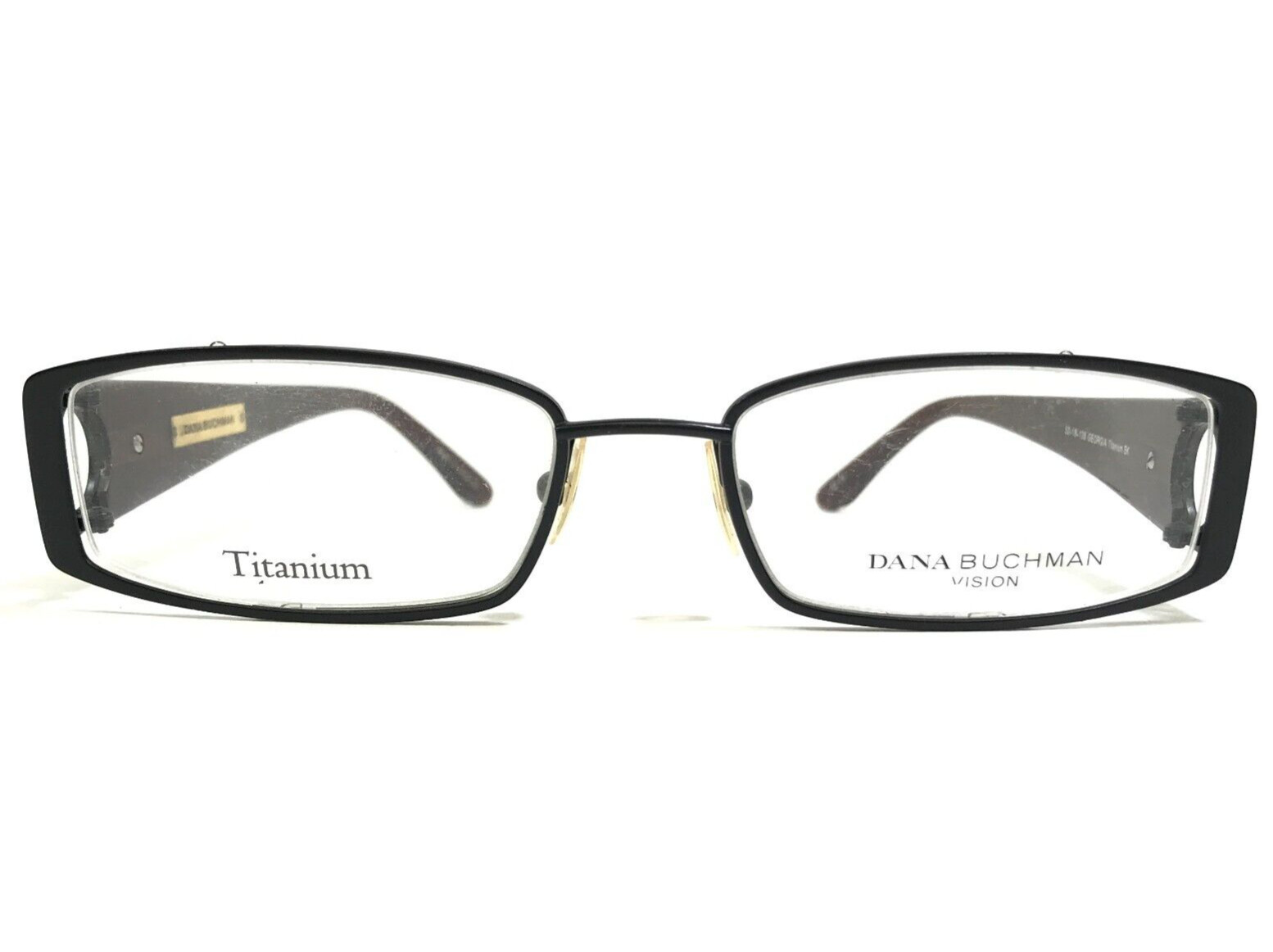 Оправа для очков Dana Buchman GEORGIA BK Черно-коричневая прямоугольная 52-18-135