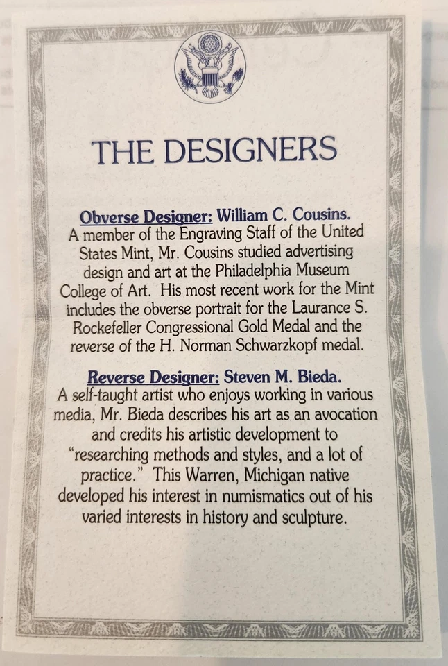 United States Mint 1992 US Olympic Coins Half-Dollar Uncirculated Coin - Image 3 of 3