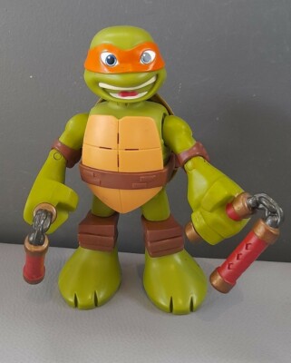 TMNT Teenage Mutant Ninja Turtles Heroes Half Shell Talking Michelango Retro Toy