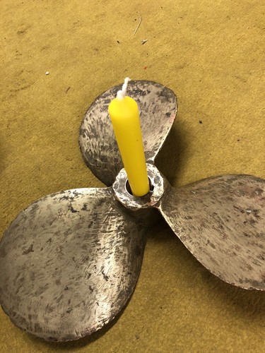 Brass Boat Propeller - Possible Lamp Conversion - Picture 8 of 8
