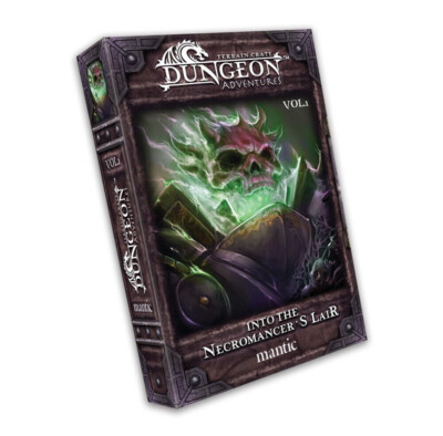 Into the Necromancer's Lair One Shot Module - D&D DND Dungeon Adventures MGTC213
