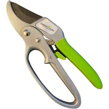 Garden Guru Ratchet Hand Pruning Shears - Professional Garden Clippers