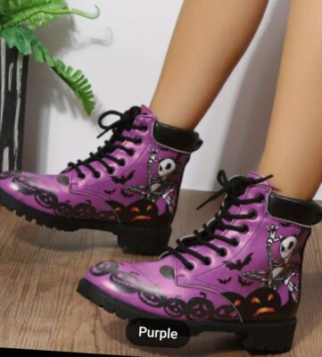 Jack Skellington Purple boots