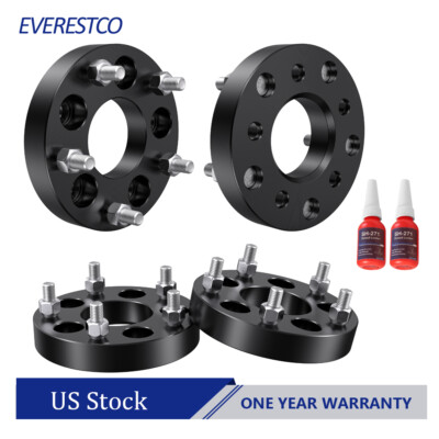 #ad Black 4 1quot; 5X4.5 to 5X5quot; Wheel Spacers For Jeep Cherokee Ford Crown Victoria $67.95