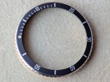 DEFECTIVE NOS Vintage Bulova Accutron Depth Gauge Bezel/Insert FOR 8459 CASES