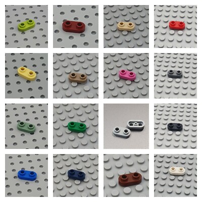 LEGO  6x Rund Platte Round 1x2 Pin Brick - 35480 - Versch. Farben