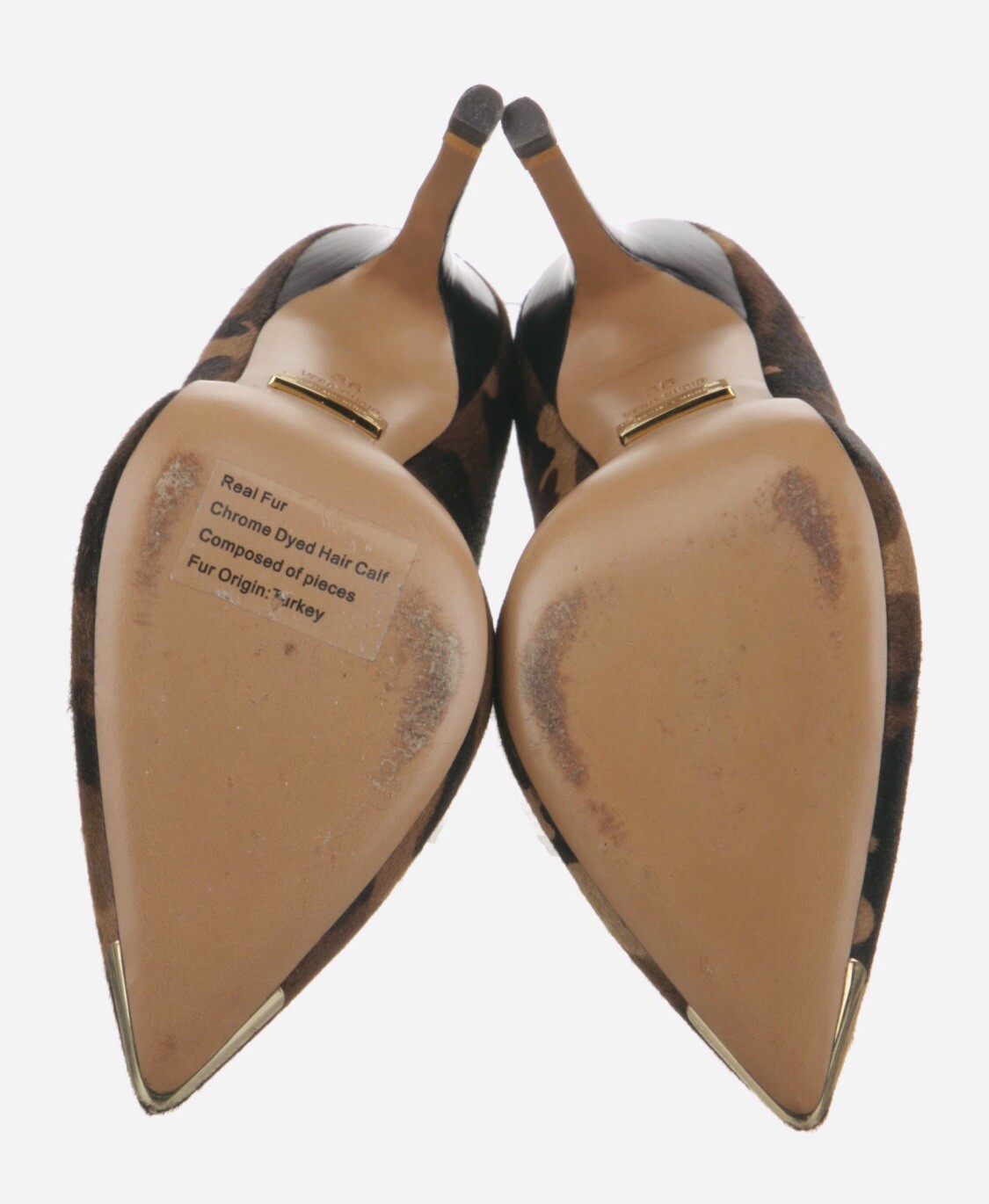 MICHAEL KORS Camouflage Hair Calf Classic Pumps 6M Gem