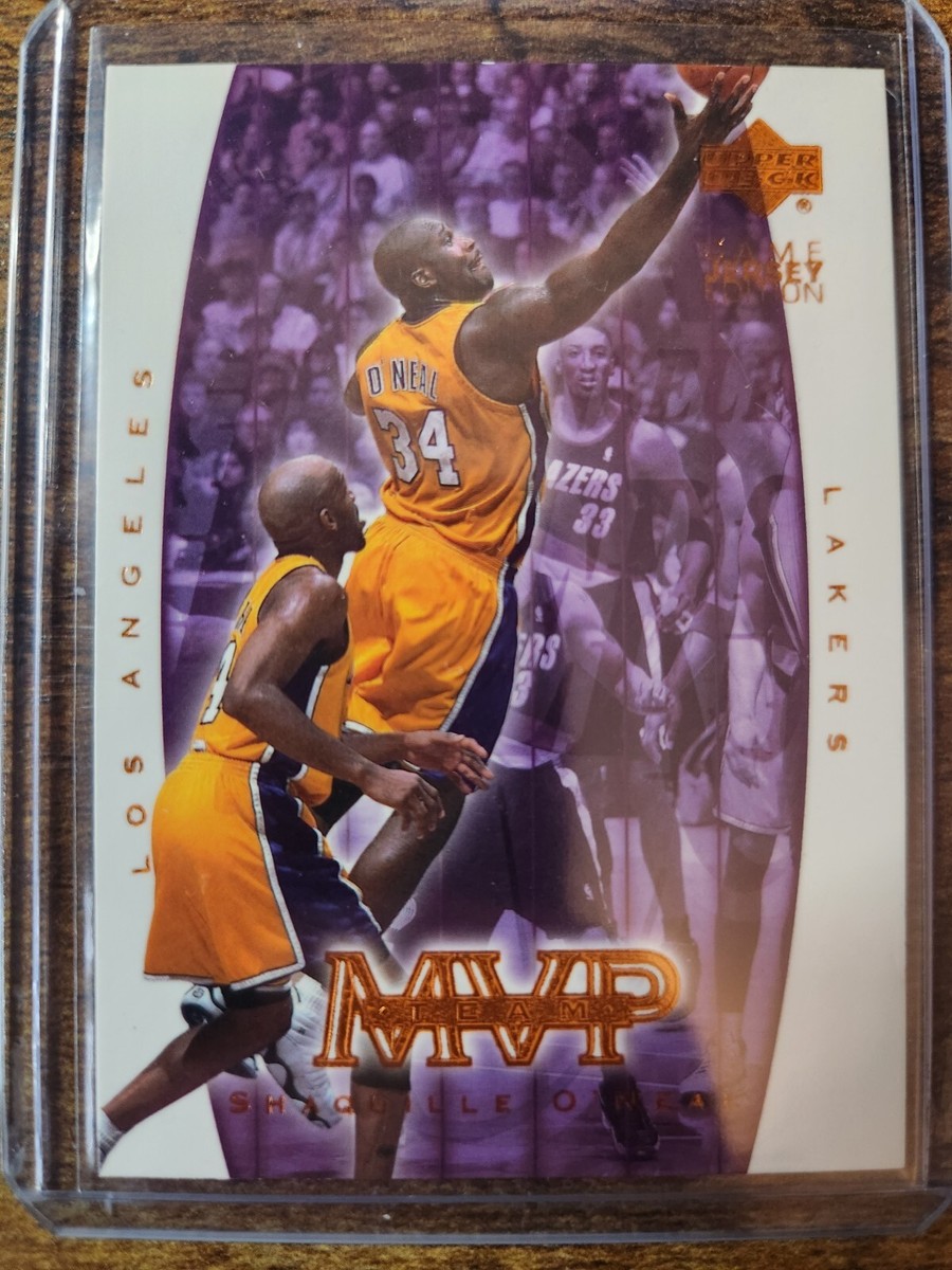 【TEAM MVP】SHAQUILLE O'NEAL SHAQUILLE O'NEAL; 2000-01 UPPER DECK TEAM MVP No. 403 CARD