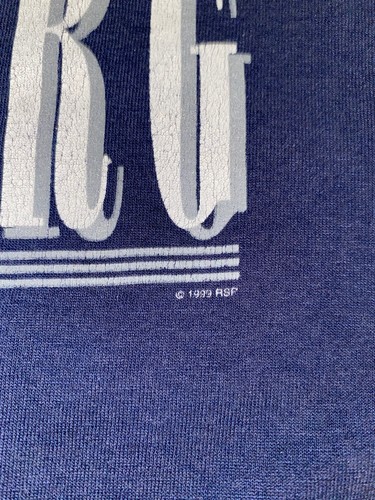 Vintage 90's Gettysburg Civil War T-Shirt 1999 Large Short Sleeve Navy Tee - Picture 5 of 5