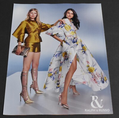 2018 Print Ad Sexy Heels Fashion Long Legs Lady Blonde Ralph Russo Feminine  Art | eBay