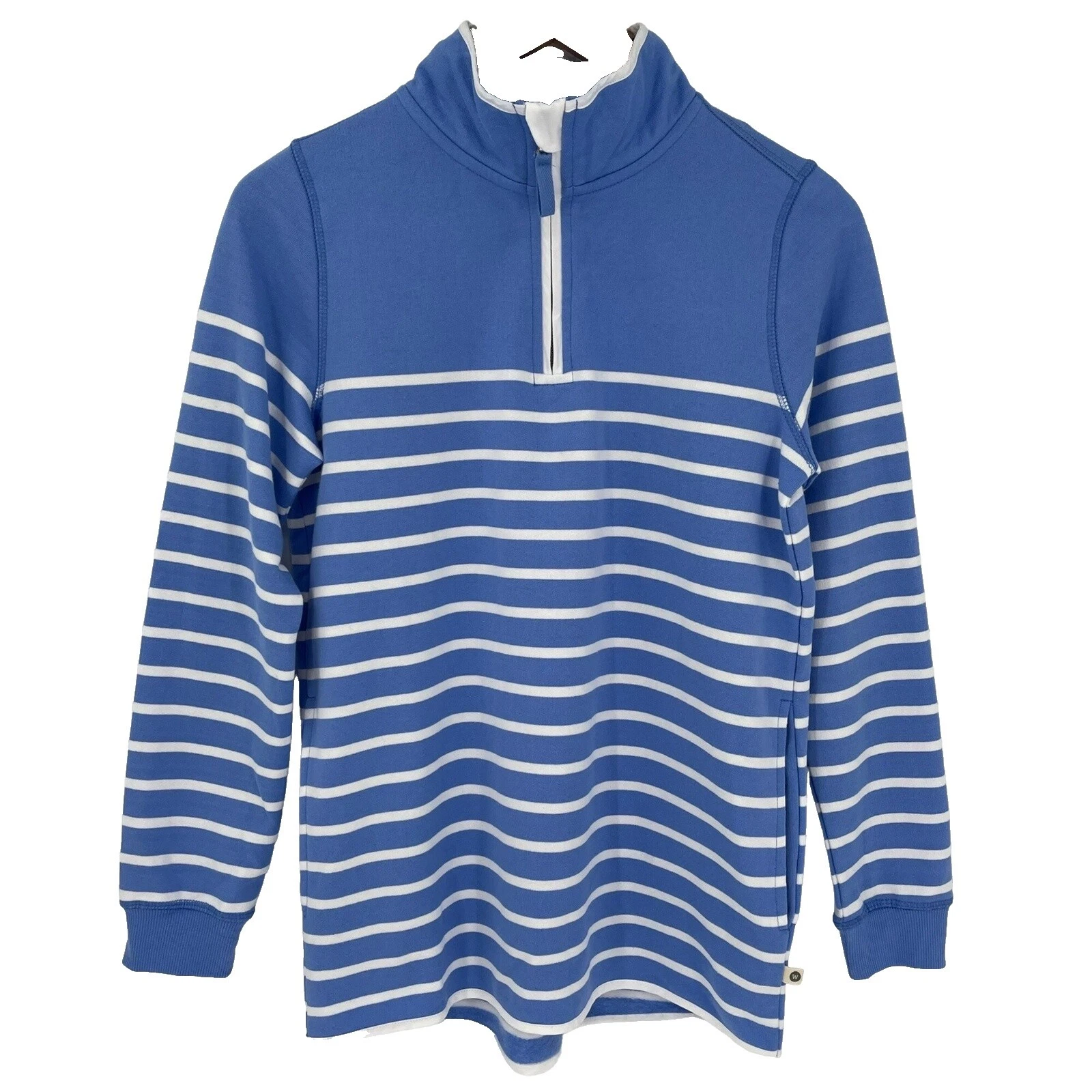 Striped Regular Size 100% Cotton Hoodies & Sweatshirts for Women