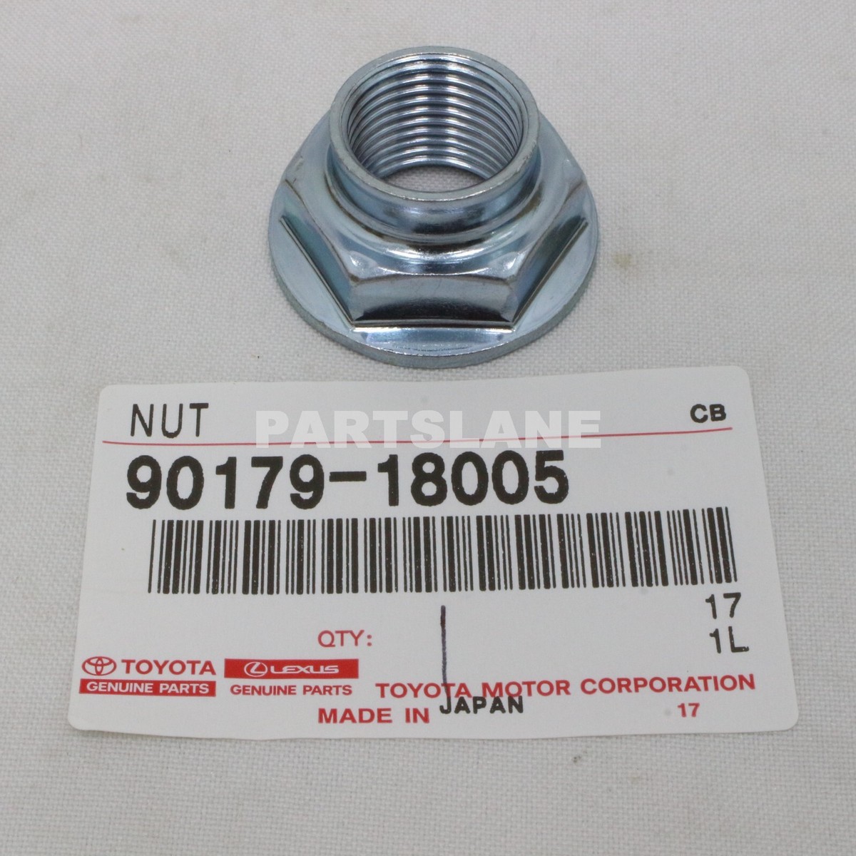 まる TOYOTA純正 モダリスタ パート1 90179-18005 Toyota OEM NUT (FOR MANUAL TRANSMISSION OUTPUT SHAFT