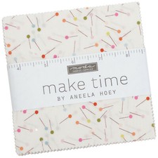Make Time Moda Charm Pack 42 100 Cotton 5" Precut Fabric Quilt Squares