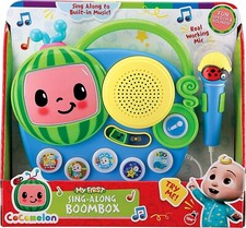 Ekids Cocomelon Toy Singalong Boombox with Microphone toy for Toddlers kids gift