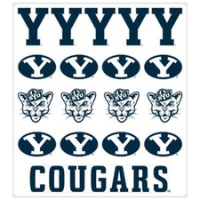 BYU Cougars Multi-Purpose Vinyl Sticker Sheet