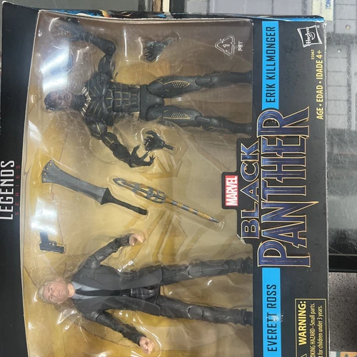 Serie Marvel Legends Pantera Negra Everett Ross y Erik Killmonger Nuevo