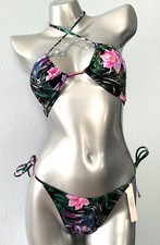 Victoria's Secret Swim Bikini Set Nwt Multi Way Top  Side Tie Cheeky Bottom