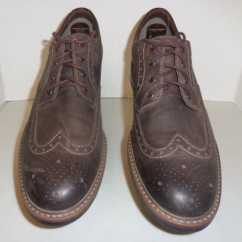 BOSTONIAN Men's SIZE 11.5 M BROWN Nubuck Leather Comfort Casual Walking Shoes - Picture 4 of 11
