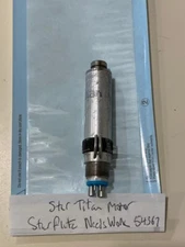 STAR TITAN DENTAL MOTOR 4 HOLE FIXED BACK RUNS POOR FOR PARTS REPAIR 54367