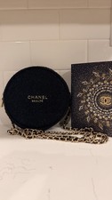 GWP Chanel Beaut  Midnight Blue Pouch W/BOX Unbranded Chain