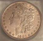 1880 P Morgan SILVER Dollar  - ICG Graded EF45 -from Grandpa’s Coin Collection
