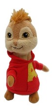TY Beanie Babies Alvin & The Chipmunks 6" Plush Red Hoodie Stuffed 2010