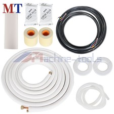 For Mini Split Heat Pump Systems 25 Feet 1/4"-1/2" Dia. White Install Kit