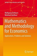 Mathematics and Methodology for Economics: Ap...