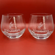 Remy Martin Cognac Lowball Stemless Snifter Glassware (Set Of 2)