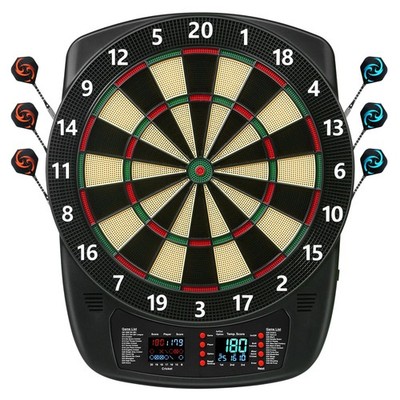 Electronic Dart Board, Soft Tip Dartboard Set 40 Games, 427 Variants Digital ...