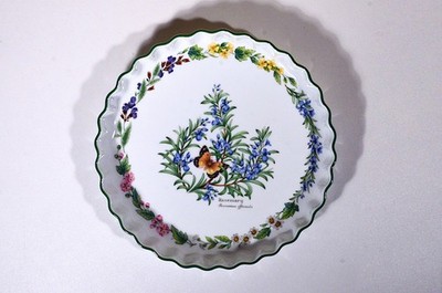 Porzellan Tortenplatte, ''Rosemary'' von Royal Worcester, 23 cm
