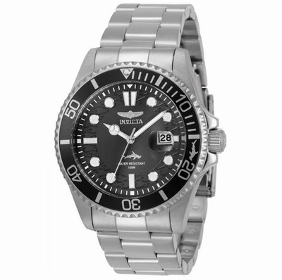 Invicta Pro Diver Men s 43mm Silver/Black Watch