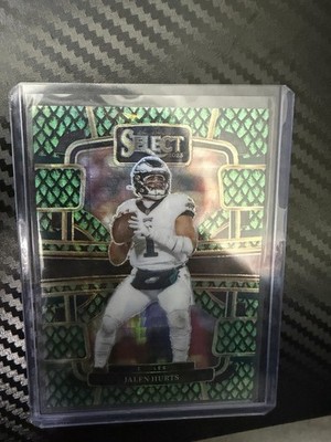 2023 Panini Select - Concourse Jalen Hurts #79 Dragon Scale Prizm /70