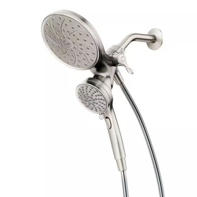 Attract with Magnetix 6-Spray Pattern, 1.75 GPM 6.75 In. Wall Mount Dual Shower