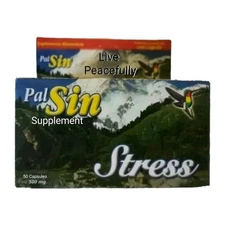 Pal Sin Stress 50 Caps, High Strength, stress Relief 