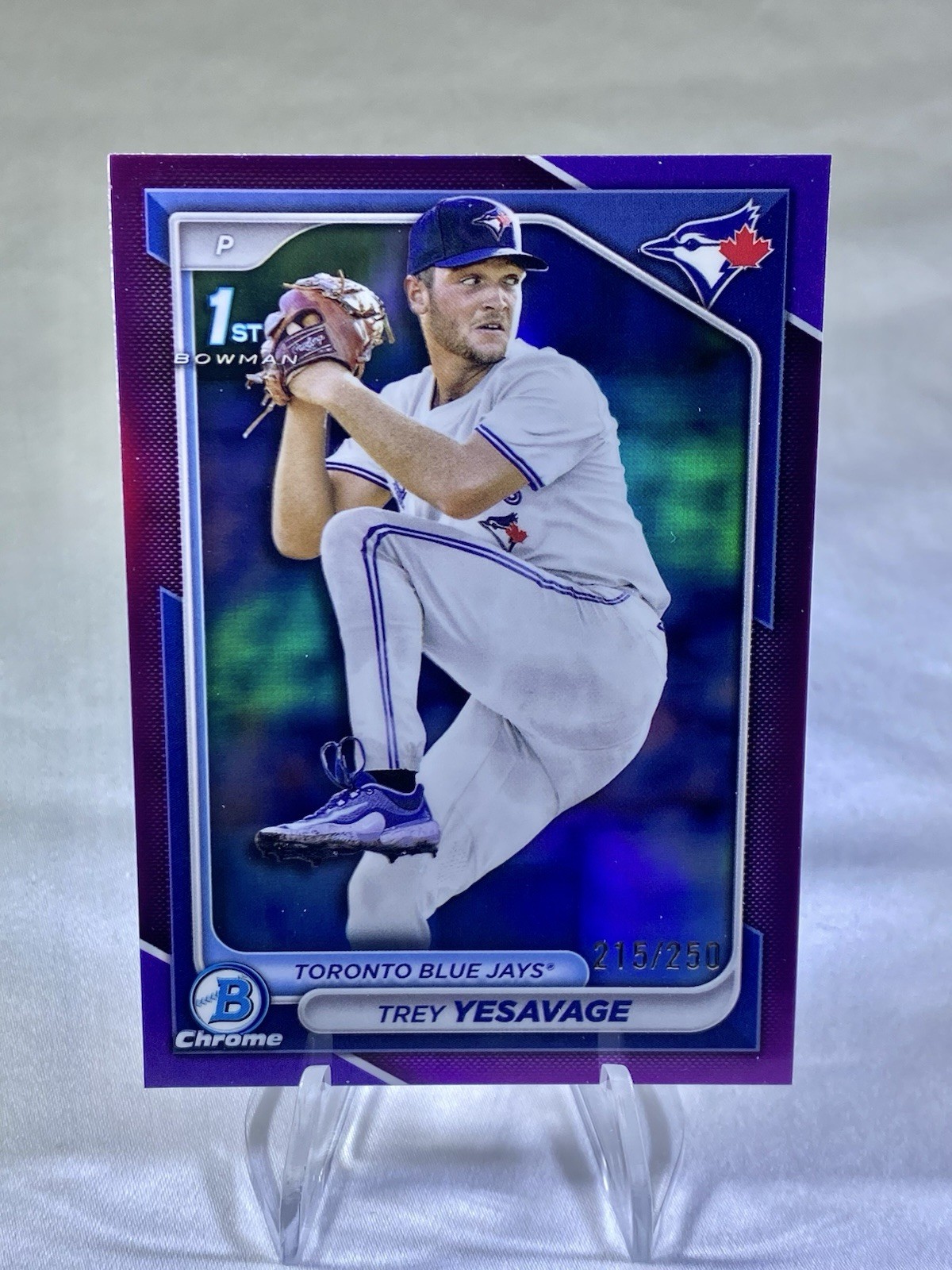 2024 Bowman Chrome Draft Purple Refractors Trey Yesavage 1ST ROOKIE /250