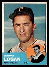 1963 Topps Baseball #259 Johnny Logan EX/MT *h1
