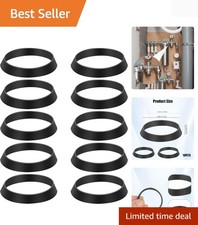 10 PCS Seal Ring Silicone Washer Waste Pipe Seal Ring Rubber Gasket Washers P...