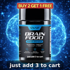 Organic Nootropic Brain Booster Improve Brain Focus, Clarity And Memory
